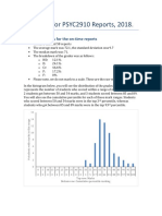 !2018 Feedback For PSYC2910 Reports