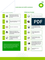 BP Car Wash Instructions and Precautions