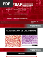4 Clasificacion de Las Anamias - Hematologia