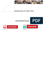 Sample Questionnaire on Cyber Crime (1)