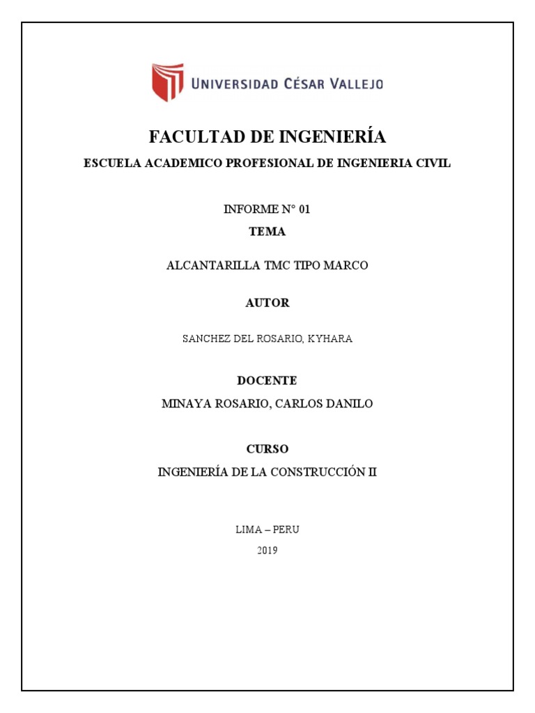 Trabajo de Const Ii | PDF | Hormigón | Alcantarillado