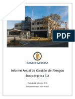 informe riesgos banco