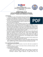 Bonuan Buquig National High School: (2 Learners: 1 Module and 2x Distribution in A Quarter) 1. Distribution