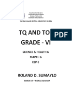 TQ and Tos Grade - Vi: Roland D. Sumaylo