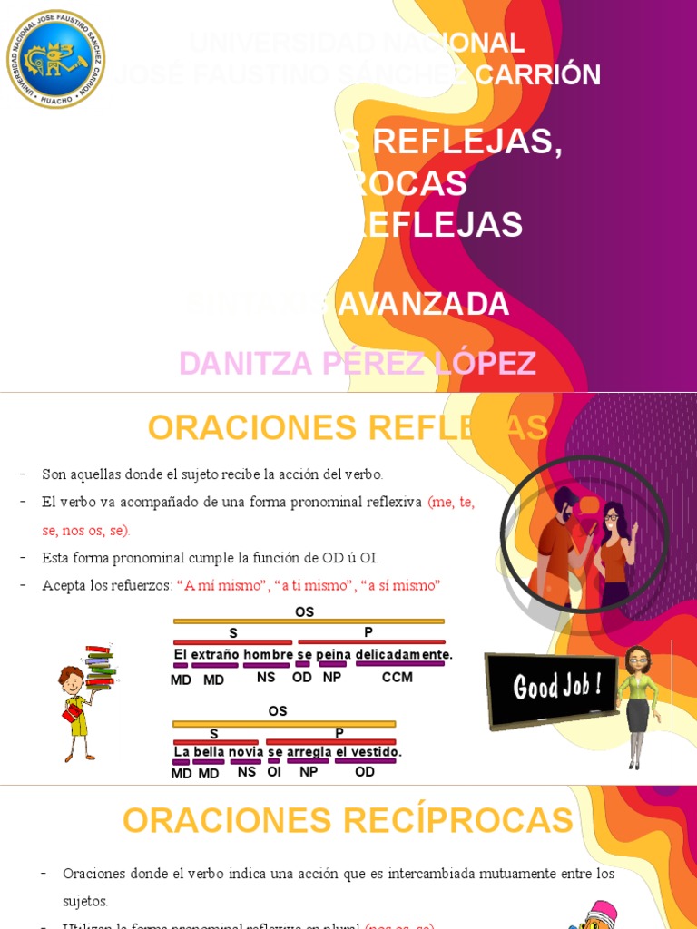 Ejemplos de oraciones cuasi-reflejas | PDF | Sintaxis | Gramática