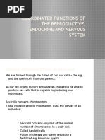 Coordinated Functions of The Reproductive, Endocrine And2