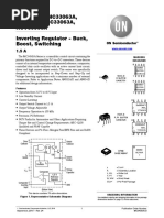 MC34063A, MC33063A, SC34063A, SC33063A, NCV33063A Inverting Regulator - Buck, Boost, Switching