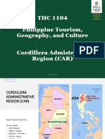 THC 1104 Philippine Tourism, Geography, and Culture Cordillera Admistrative Region (CAR)