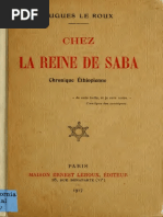 Le Roux. Chez la reine de Saba; chronique Éthiopienne. 1917.