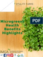 Health Benefits Highlights: Microgreens