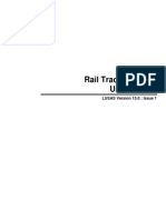 Rail Track Analysis User Manual. LUSAS Version 15.0 - Issue 1