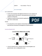 Data Communications & Networks: Local Area Network (LAN)