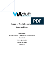 Scope of Works Structural Steel