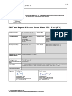 EMF Test Report: Ericsson Street Macro 6701 B261 (FCC) : Rapport Utfärdad Av Ackrediterat Provningslaboratorium