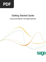 Getting Started Guide: Using Crystal Reports With Sage Peachtree