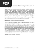 Ensaio sobre a Economia do Conhecimento (2010)