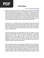 Masturbasi Wikipedia | PDF | Ilmu Sosial | Pengembangan Diri