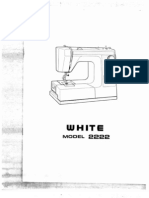 White Sewing Machine - 2222 X