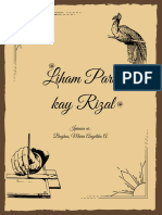 Bughao, Maria Angelika A. BSN-2A (Liham para Kay Rizal)