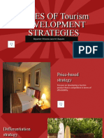 TYPES OF Tourism Development Strategies