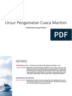 Unsur Pengamatan Cuaca Maritim