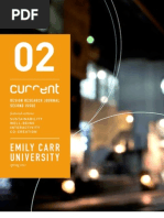 Download CURRENT  Emily Carr University of Art  Design Research Journal  Issue 02 by deborahlshackleton SN53686900 doc pdf