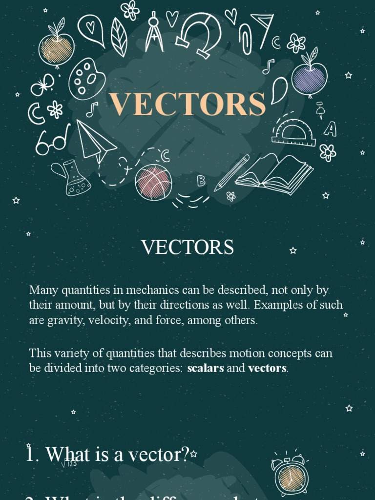 Vectors Lesson Physics Part 1 | PDF | Euclidean Vector | Quantity