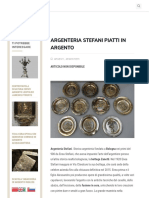 Argenteria Stefani piatti in argento – Gabriele Gogna