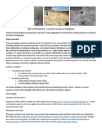 MSC and PHD Positions in Carbonate Mechanical Stratigraphy: Zanejobe@Mines - Edu