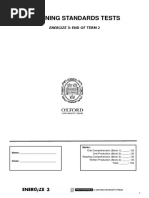 Learning Standards Tests: Energize 3: End of Term 2