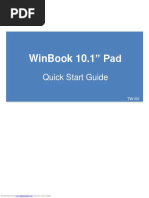 Winbook 10.1 " Pad: Quick Start Guide