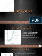 Pertemuan 5 Derivatif