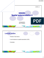2021 - Lecture 7 - Spatial Autocorrelation II - Slides