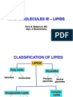 Lipids: Classification, Structure and Functions