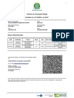 Carteira Vacinação Digital com doses COVID-19