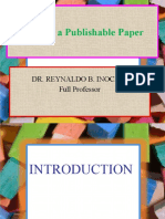 1cguidelines For The Publishable Paper