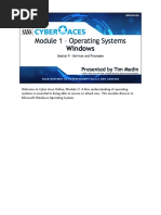 CyberAces Module1-Windows 9 ServicesAndProcesses