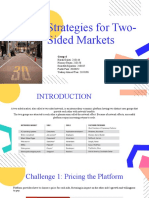 Strategies For Two-Sided Markets: Group 6