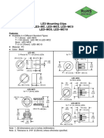 LED Mounting Clips Led-Mc, Led-Mc2, Led-Mc3 LED-MC8, LED-MC10