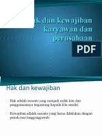 Hak Dan Kewajiban Karyawan Dan Perusahaan