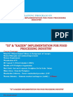 5S - Kaizen Implementation For Food Processing Industry