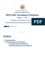 BSTA100-Essentials of Statistics: Frequency Distributions and Graphs