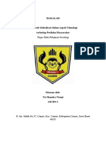 Makalah Sosiologi Pengaruh Globalisasi Aspek Teknologi