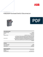 KSE225DP Enclosed Switch Disconnector Product Details