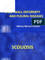 Chest Wall Deformity and Pleural Diseases