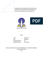 Laporan - Pemantapan Kemampuan Profesional (PKP) - PGSD - PDGK 4501 (Ferawati 858053154)