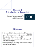 Introduction To Javascript: Internet Programming (TDB2143)