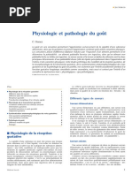 Physiologie Et Pathologie Du Goût