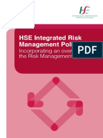 Hse Integrated Risk Management Policy 2017