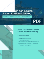 E Learning Ikb Dasar - Modul 1 - Dasar Hukum Dan Sejarah Sistem Klasifikasi Barang